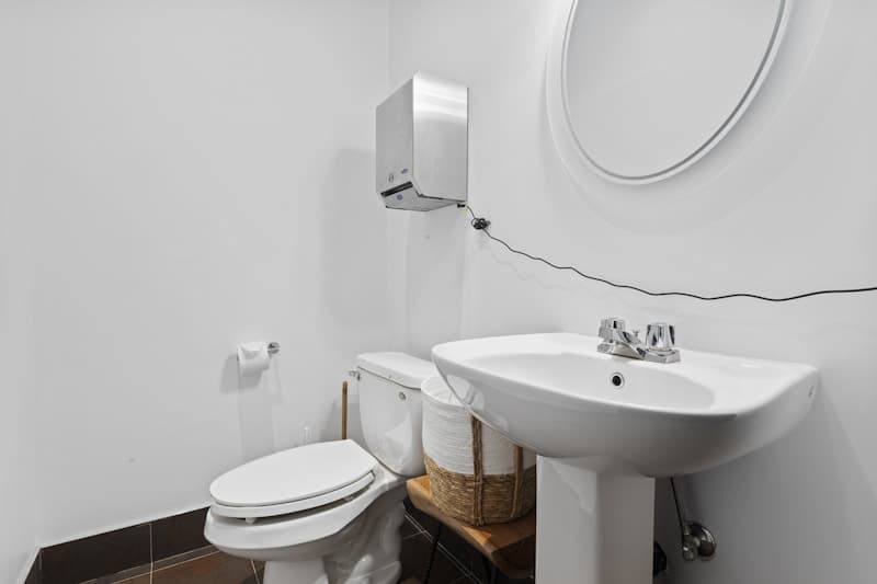 Restrooms — verified clean